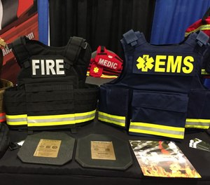 EMS ballistic vests are designed to trap the kinetic energy of a projectile and spread the energy over a larger surface area. (Photo/Greg Friese)