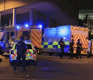 Several people have died following reports of an explosion Monday night at an Ariana Grande concert in northern England, police said. A representative said the singer was not injured.