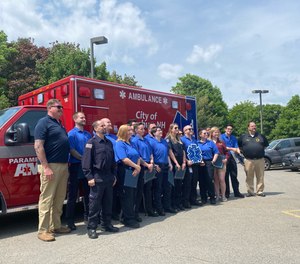 AMR’s recent graduating class from its Nashua earn-while-you-learn program. The award winning, 12-week program, allows previously untrained citizens to became certified as EMTs while being compensated as a fulltime employee from day 1.