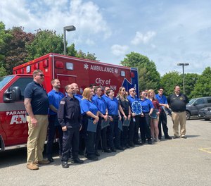 AMR’s recent graduating class from its Nashua earn-while-you-learn program. The award winning, 12-week program, allows previously untrained citizens to became certified as EMTs while being compensated as a fulltime employee from day 1.