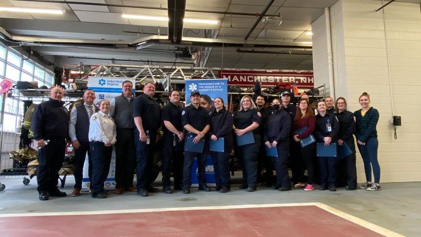 AMR’s recent graduating class from its Manchester earn-while-you-learn program.