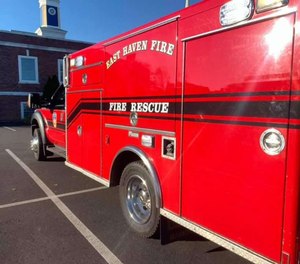 The East Haven Fire Department responded to calls of a large structure fire at an apartment complex.