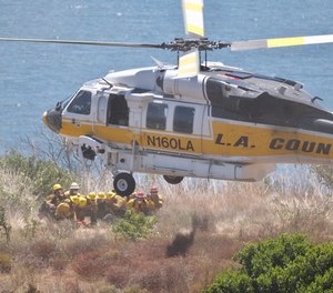 With the increase in wildland fires and the urban interface program allowing structural firefighters greater input into the campaign, fire department personnel can expect to be tasked with providing temporary landing sites.