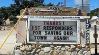 Photo of the Week: Calif. community expresses gratitude to wildfire responders