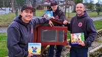 Photo of the Week: Calif. firefighters construct ‘Little Free Library’