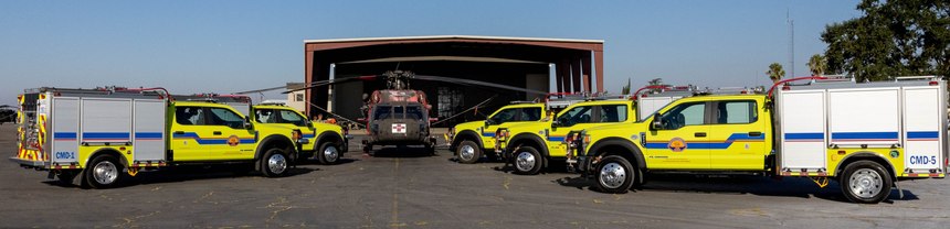 Cal OES is assigning a Type VI strike team of wildland-style fire engines to Cal Guard to enhance California’s Fire and Rescue Mutual Aid fleet.