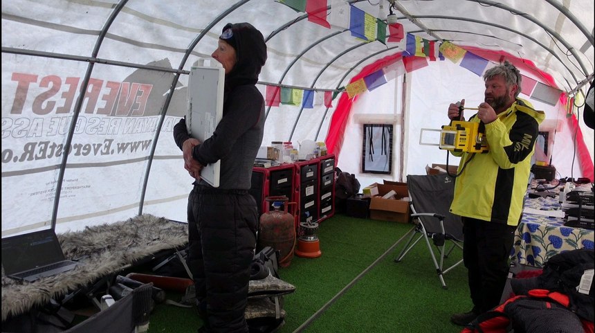 MinXray and Qure.ai brought portable digital radiography to Mount Everest’s southeast base camp in Nepal.