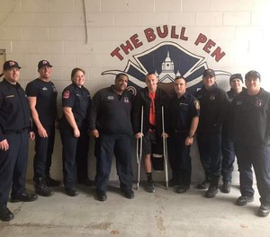 A sudden amputation left Firefighter Gary Weiland stunned, but not without a fighting spirit.