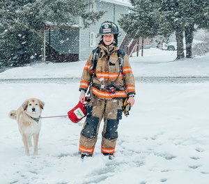 Jaclyn Arndt began volunteering as a firefighter and EMT for the Homer Volunteer Fire Department in 2013.
