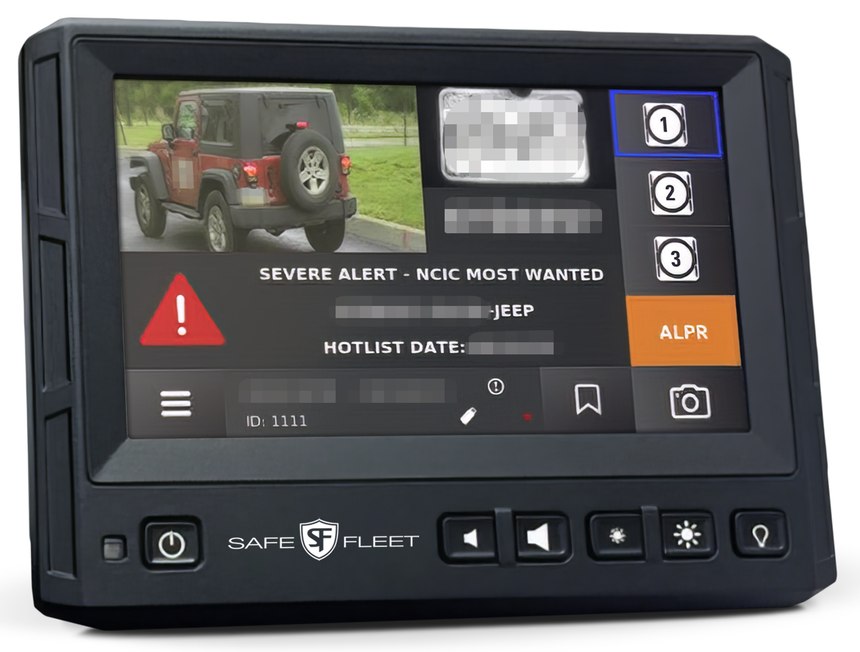 Safe Fleet FOCUS H2 with ALPR provides rich metadata and can identify license plate, vehicle make, model, type and color and detect the state of registration.