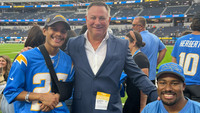 Watch: L.A. Chargers honor wounded officers during preseason game