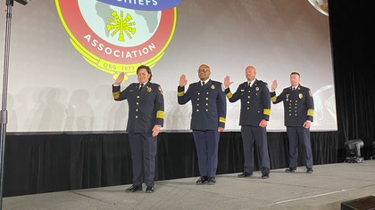 Chief Donna Black sworn in as IAFC president
