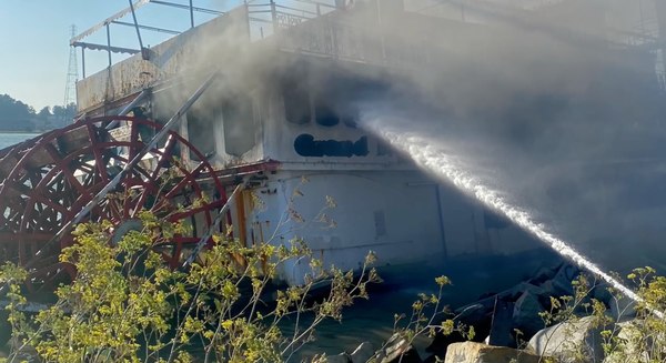 People leap to safety as Calif. party boat goes up in flames