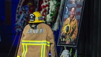 Autopsy: LACoFD FF exhausted air supply, suffered cardiac arrest