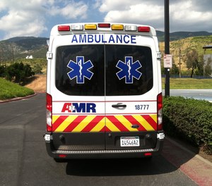 AMR said that its Los Angeles County non-emergency division employs more than 170 EMS providers and other workers.