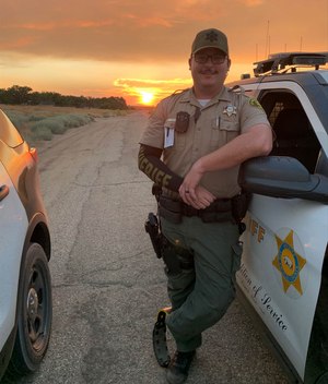 Deputy Garrett Rifkin was determined to return to work within three months of the devastating accident that led to his leg being amputated.