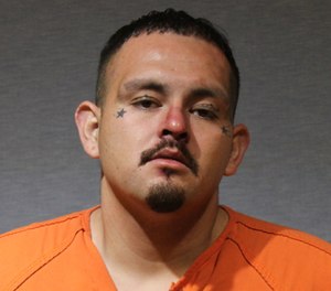 Gabriel Cobarrubias was arrested after police used a helicopter and K-9 unit dogs to search for him. (Photo/Garland Police Department)
