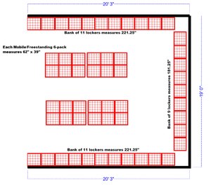 GearGrid shares sample floor plans and helps departments with their open gear storage layouts to protect firefighter investments over the long-term.