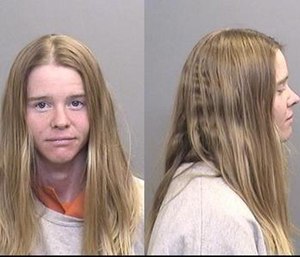 Rachael Seivertson, 29, a former Hopland volunteer firefighter, was arrested late Sunday afternoon by Mendocino County sheriff’s deputies. (Photo/Mendocino County Sheriff's Office)