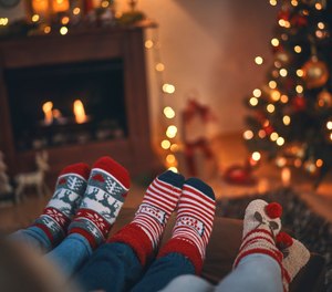 It has become expected of me to have on crazy socks and be a Christmas fanatic.