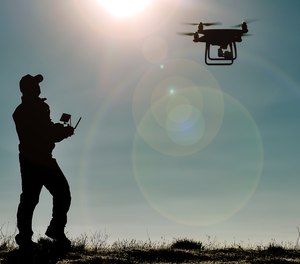 Drone video streaming provides critical situational awareness that can save lives. (image/Getty)