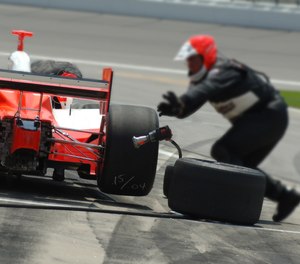 There’s a lot in common between a finely tuned IndyCar driver and an effective officer, particularly when it comes to managing stress.