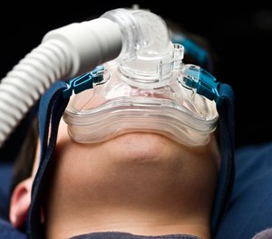The pressure created by CPAP is held constant throughout the breathing cycle; the patient will feel a small amount of
