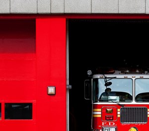 Even if the apparatus doors are up, this is their home. Ring the bell.