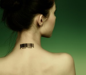 Barcode tattoos are commonly used by sex traffickers to