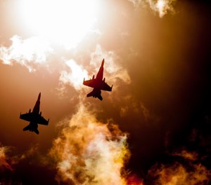 There has never been a more crucial time to have a wingmate in EMS – a wingmate to watch your six and guide each other through the storm. (Photo/Getty Images)