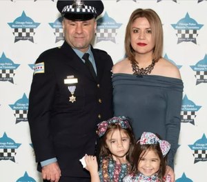Officer Anthony J. Graffeo and family.