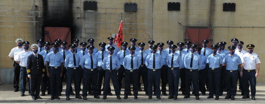 The 26 members of the Baltimore County Fire Department’s 115th Recruit Class faced an unprecedented set of circumstances, with a virtual academy program and hybrid learning model to get them ready for real-world operations. The schedule was ultimately reformatted to allow for recruits to be deployable to field operations in as little as eight weeks, should the strength of the department’s workforce begin to suffer the effects of the virus.