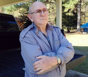 Former sheriff's deputy Quinnie Donald poses at his home in Needham, Ala. Donald, 78, was on duty when he shot and killed a man in 1964 outside a house known for selling illegal alcohol. (AP Image)