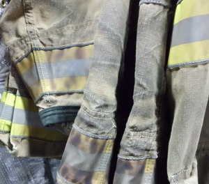 Soiled gear may include hazardous contaminants that warrants test.