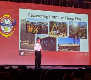 David Hawks shared details of the preparation, response and recovery efforts related to the destructive Camp Fire in Paradise, California, in 2018.
