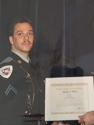 Hayes received an Award of Merit while serving on the SWAT team.
