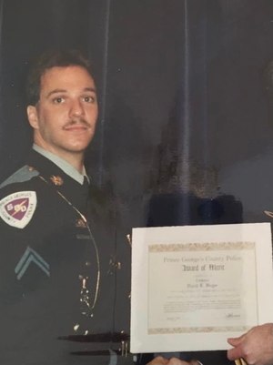 Hayes received an Award of Merit while serving on the SWAT team.
