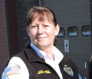 Anchorage Fire Department Chief Jodie Hettrick, a 6-year veteran of the department and 30-year fire service veteran, was recently made the official chief after serving in the position since the previous chief retired in May. (Photo/Municipality of Anchorage)