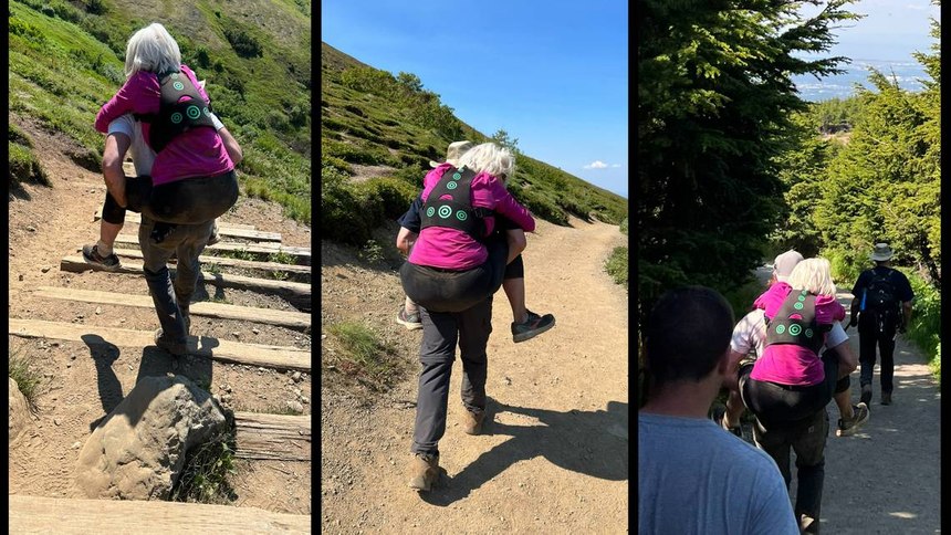 The first responders helped the injured while hiking Flattop Mountain in Anchorage.