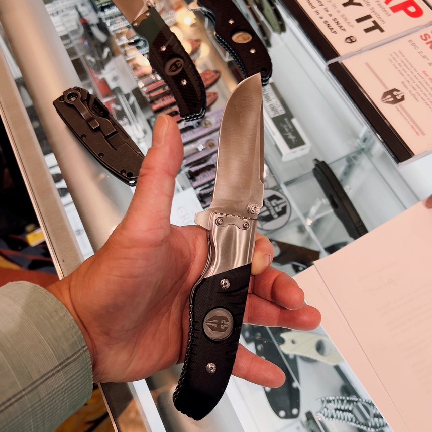 The Hoffner Knives Creed II isn't just a premium carry knife, it is consistent with the company's training system. Made of D2 steel and stainless hardware, it is a lot of knife in the hand.
