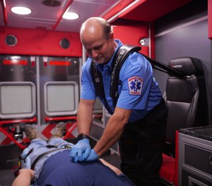 Brace is a patent-pending advanced airbag safety system designed specifically to protect emergency care providers inside the patient compartment during frontal impacts, in addition to ambulance rollovers.