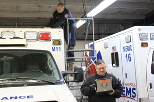 Indianapolis EMS installs external antennae to support Cradlepoint COR routers throughout its fleet