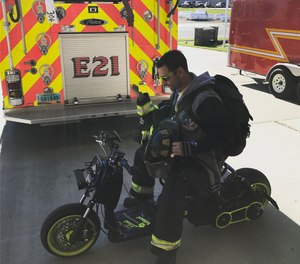 It IS possible to move your turnout gear to another station on a Honda Ruckus. It’s not easy, but it’s doable.