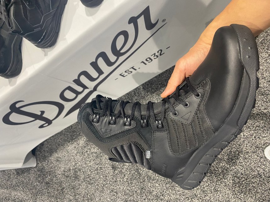 Danner, manufactured in the NZ (Oregon), showcased several products.