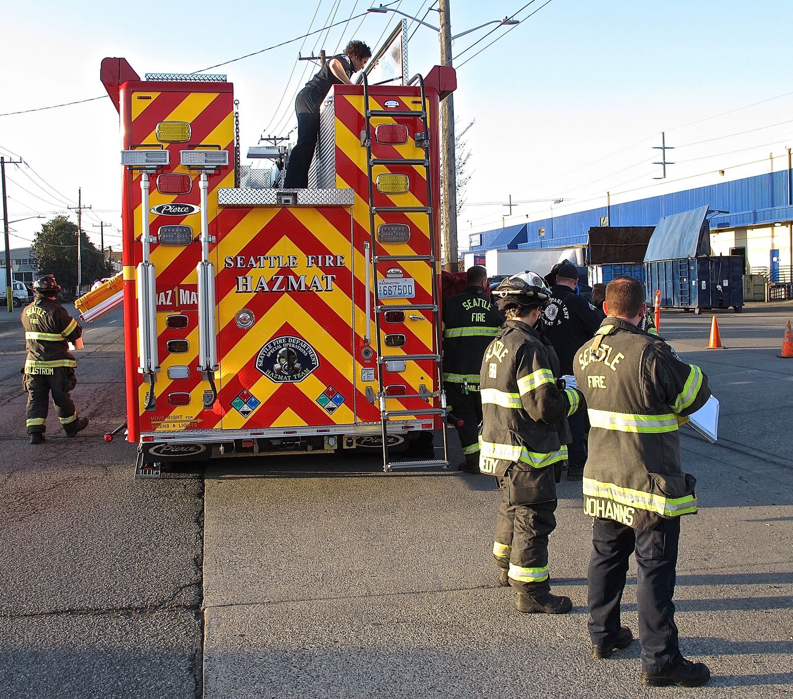 Detailing the 3 hazmat response levels for firefighters