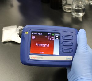 Using point-and-shoot technology, officers can safely identify narcotics without coming into direct contact with them.