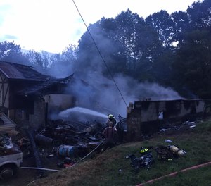 Eight firefighters were transported to the hospital to be treated for smoke inhalation, dehydration, heat exhaustion, chest pain and asthmatic issues, but all are expected to fully recover.
