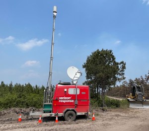At the request of the North Carolina Forest Service, the two Verizon Satellite Picocells on Trailers (SPOTs) were delivered to identified priority locations near the fire.