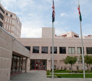 The intake center at the Twin Towers Correctional Facility in downtown Los Angeles processes inmates before they are transferred to other jails in the county system.