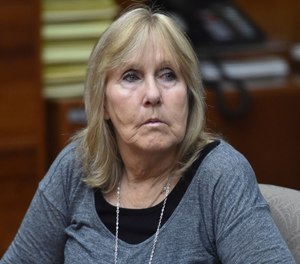 Susan Mellen sits in Torrance Superior Court in Torrance, Calif. (Brad Graverson/The Orange County Register via AP, File)